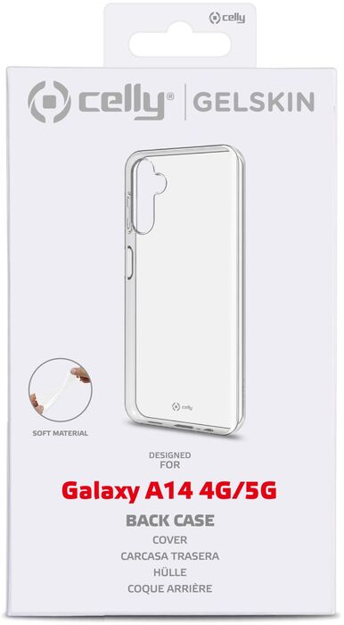 Celly Gelskin Samsung Galaxy A14 símahulstur - Glært