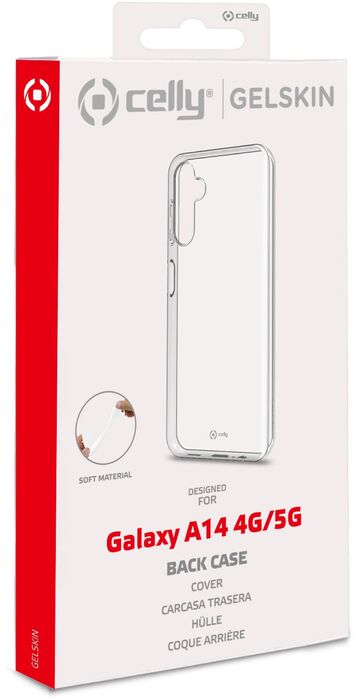 Celly Gelskin Samsung Galaxy A14 símahulstur - Glært