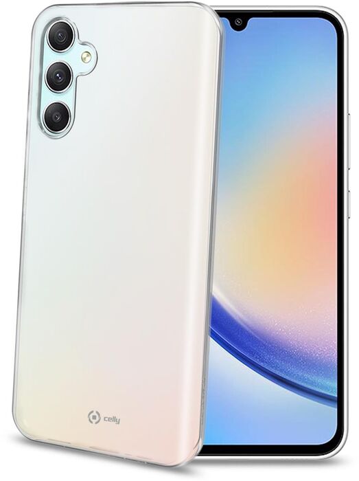 Celly Gelskin Samsung Galaxy A34 símahulstur - Glært
