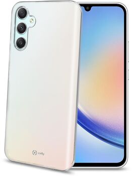 Celly Gelskin Samsung Galaxy A34 símahulstur - Glært 