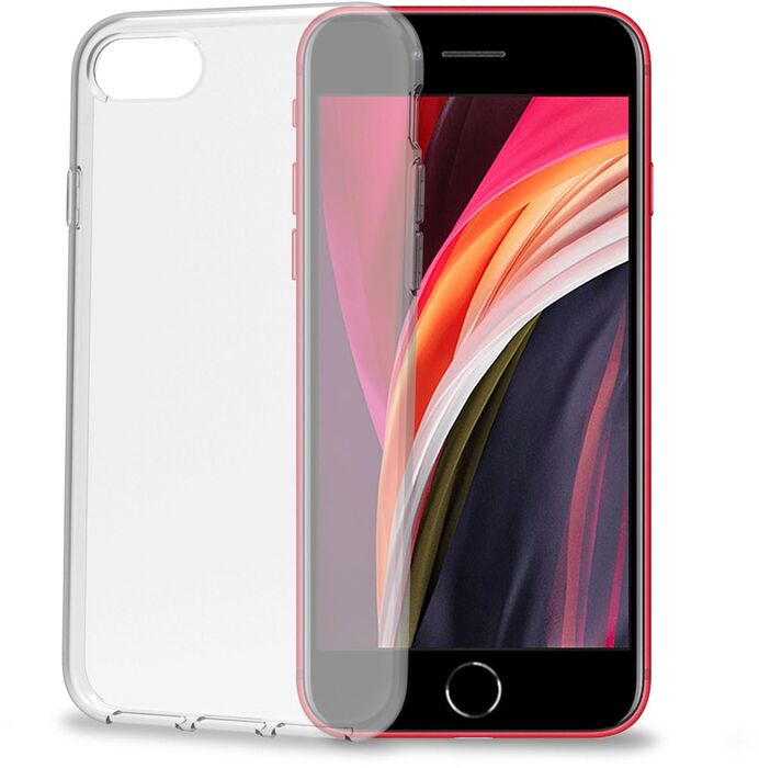Celly Gelskin iPhone SE símahulstur - Glært