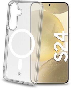 Celly GelskinMAG Samsung Galaxy S24 5G - Glært