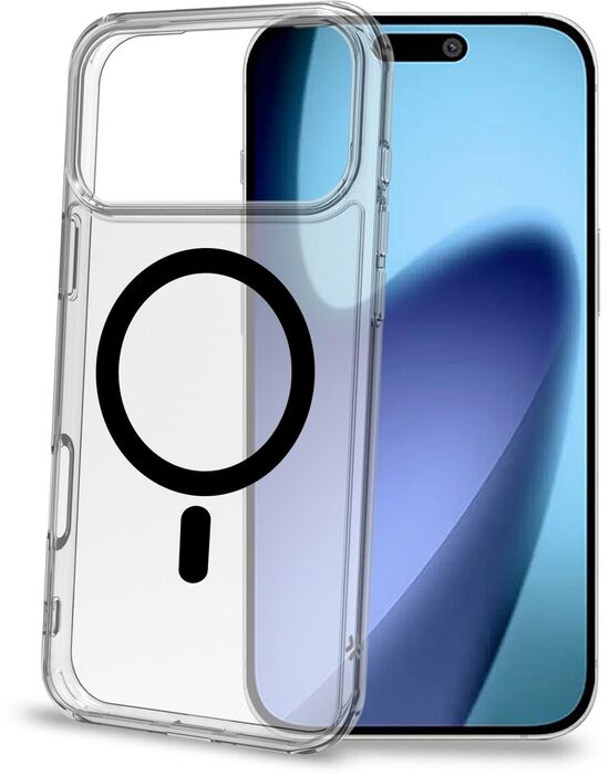 Celly GelskinMag iPhone 17 Pro Max - Glært
