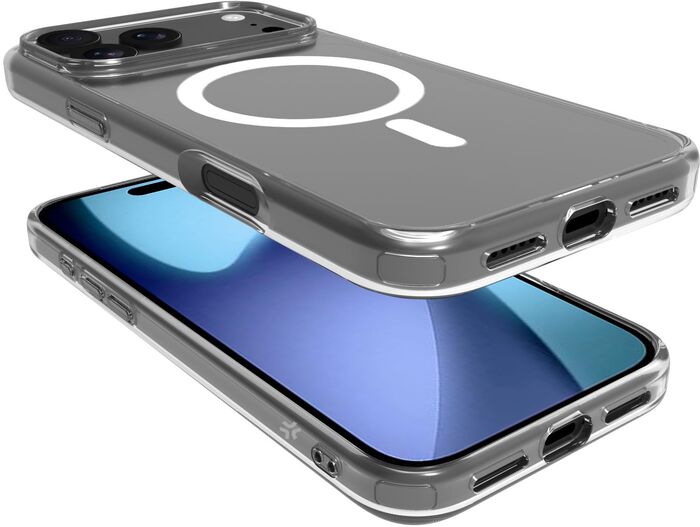Celly iPhone 17 Pro Max GelskinMag símahulstur - Glært