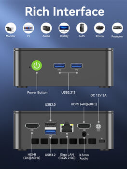 GMKtec NucBox G3S N95/8/256GB smátölva