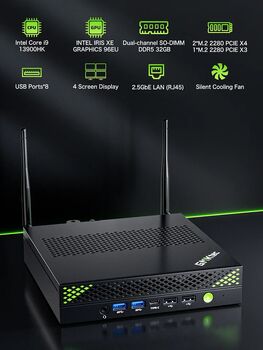 GMKTec NucBox K10 smátölva I9/32/1TB