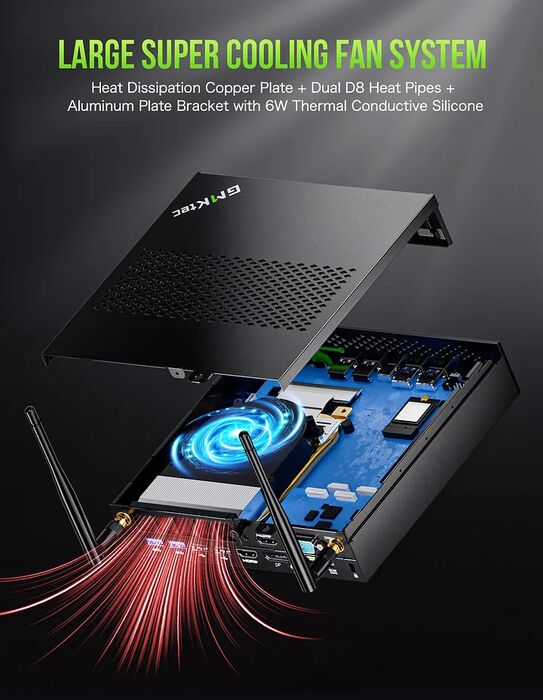 GMKTec NucBox K10 smátölva I9/32/1TB