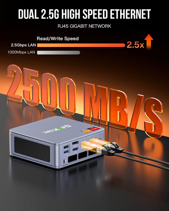 GMKTec NucBox K6 smátölva R7/32/1TB