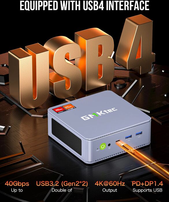 GMKTec NucBox K6 smátölva R7/32/1TB