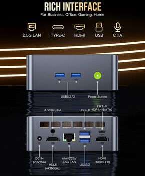 GMKTec NucBox M3 Plus smátölva I9/16/1TB