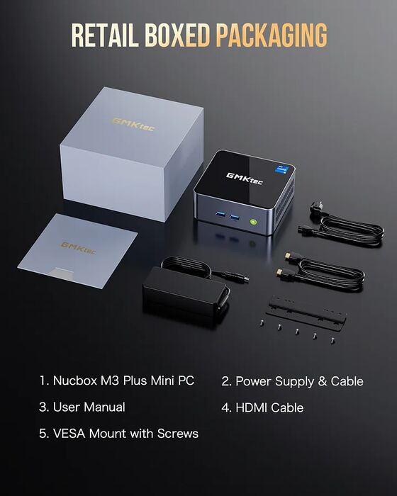 GMKTec NucBox M3 Plus smátölva I9/16/1TB