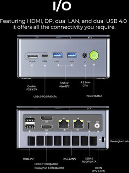 GMKTec NucBox M7 Ultra smátölva R7-Pro/16/512