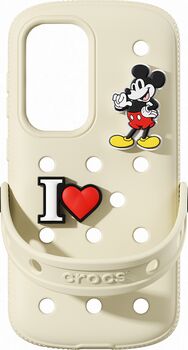 Samsung Galaxy S25 Crocs símahulstur - Hvítt