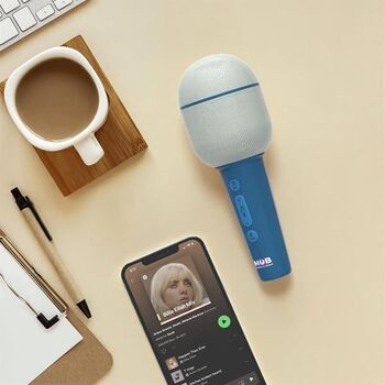 Mob karaókí hljóðnemi - Blár