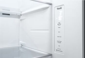 LG tvöfaldur kæli- og frystiskápur GSGV80EPLD - Svartur