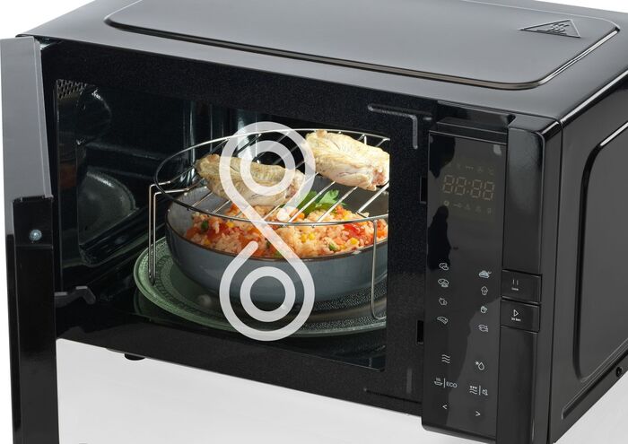Hisense örbylgjuofn H25MOBS4HGI - Svartur