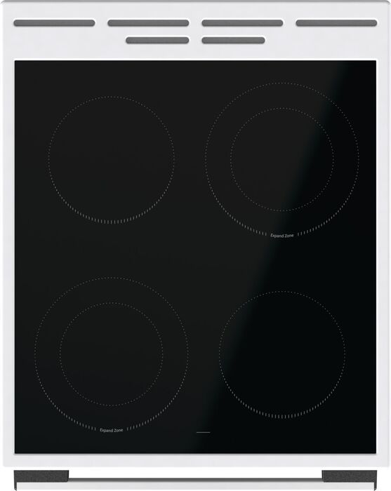 Hisense eldavél H2CC8547WB - Hvít