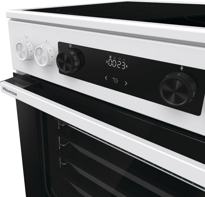 Hisense eldavél H2CC8647WB - Hvít