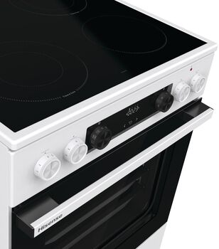 Hisense eldavél H2CC8647WB - Hvít