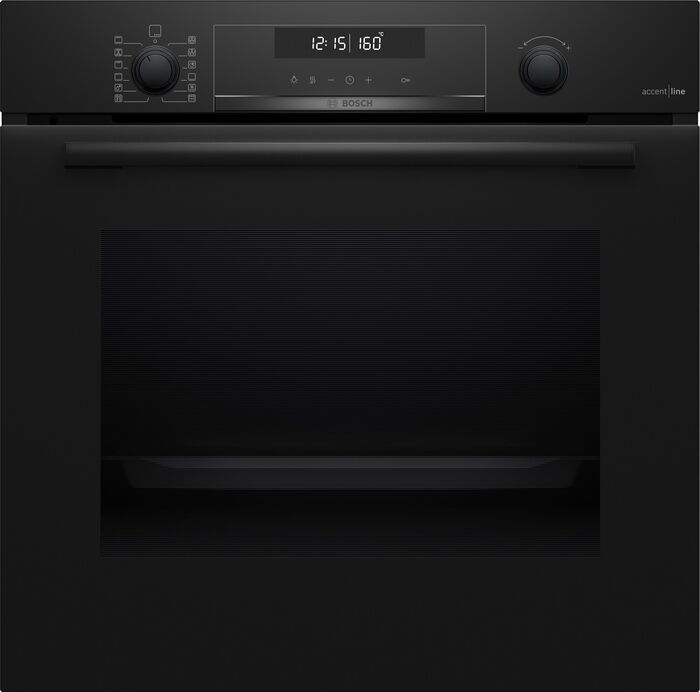 Bosch veggofn HBG478BB0S - Svartur 