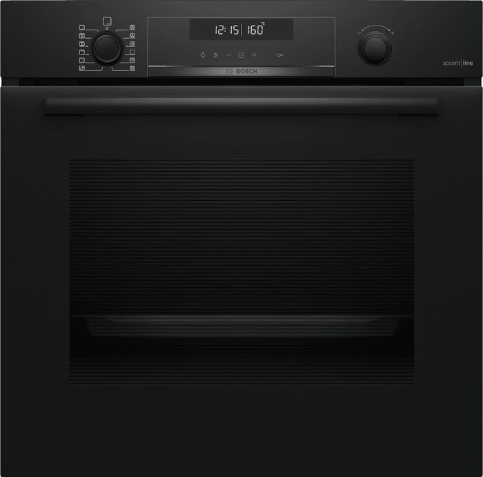 Bosch veggofn HBG478CB3 - Svartur