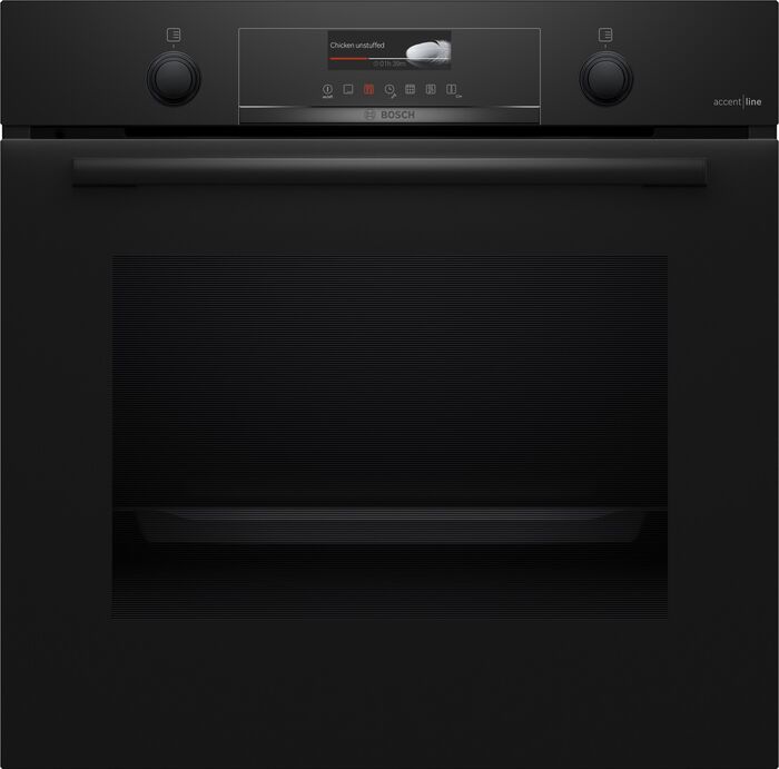 Bosch veggofn HBG4795B1S - Svartur