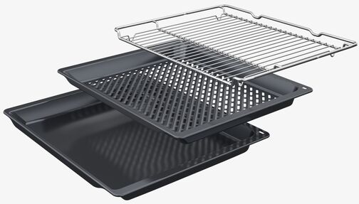 Bosch veggofn HBG9742B1S  - Svartur