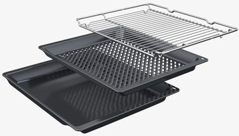 Bosch veggofn HBG9742B1S  - Svartur