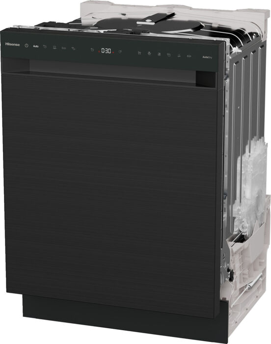 Hisense uppþvottavél HBU663ABX - Svört