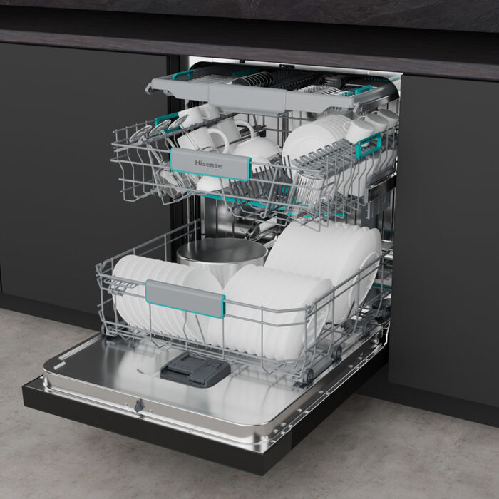 Hisense uppþvottavél HBU663ABX - Svört