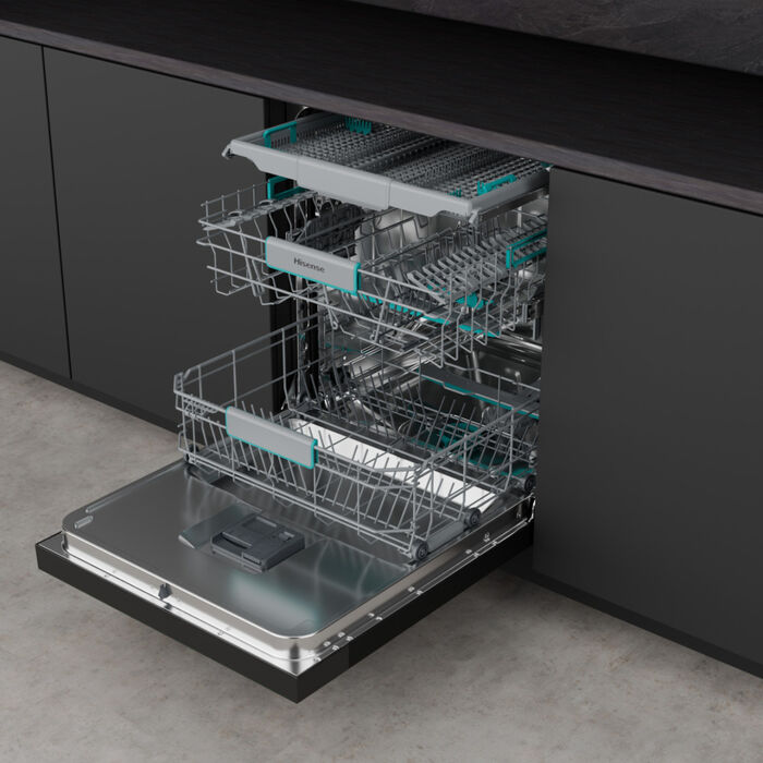 Hisense uppþvottavél HBU663ABX - Svört