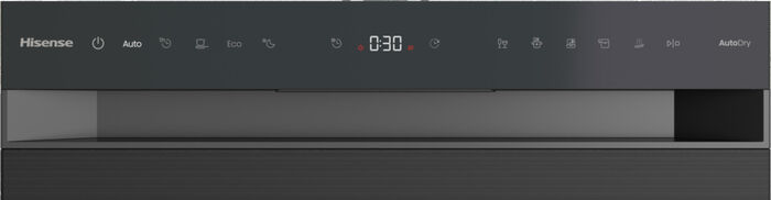 Hisense uppþvottavél HBU663ABX - Svört