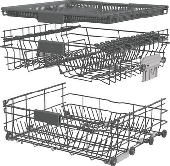 Hisense uppþvottavél HBU663BW - Stál