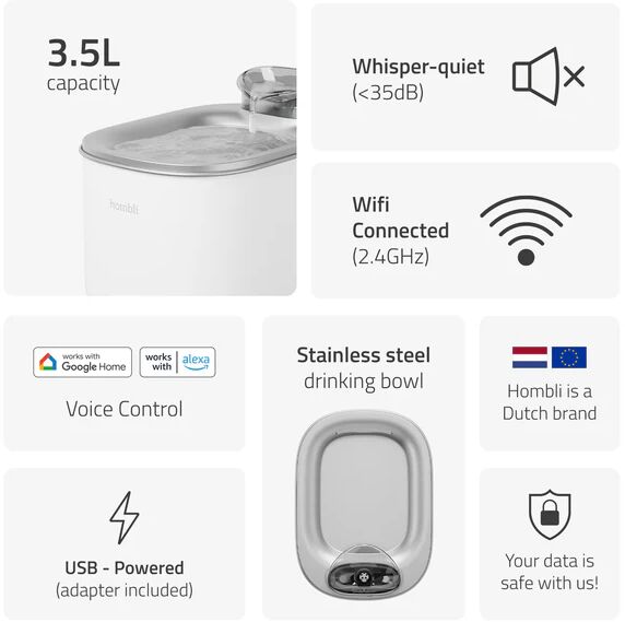 Hombli Gæludýra Vatnsbrunnur