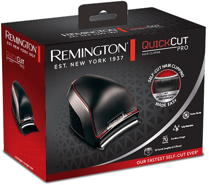 Remington QuickCut Pro hárklippur - Svartar