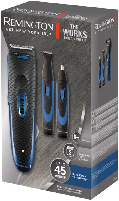 Remington The Works hárklippisett