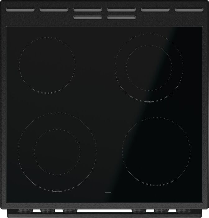 Hisense eldavél HCC8647BB - Svört