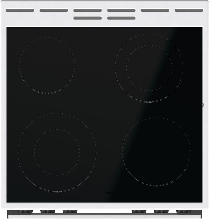 Hisense eldavél HCC8647WB - Hvít