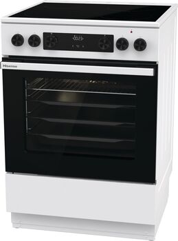 Hisense eldavél HCC8647WB - Hvít