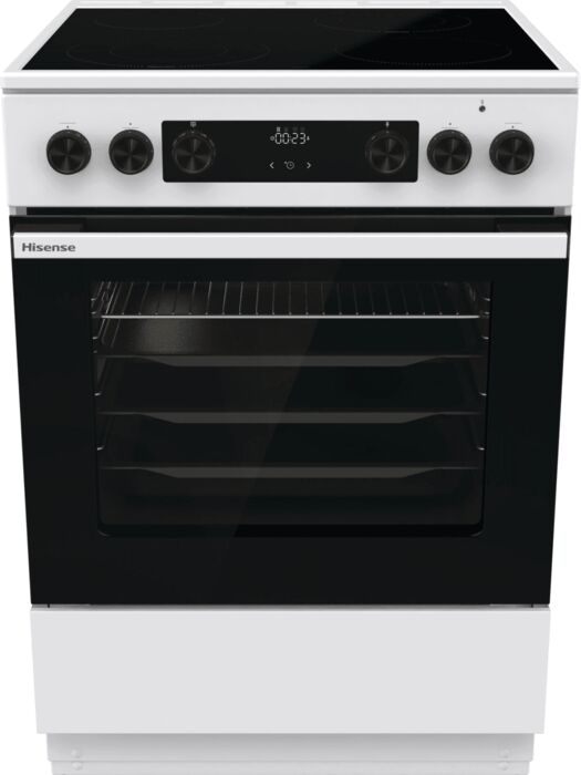 Hisense eldavél HCC8647WB - Hvít