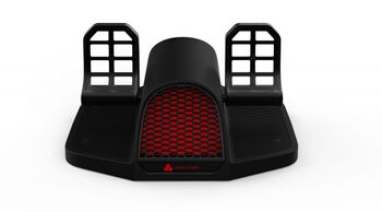 Honeycomb Charlie Rudder pedalar - Svartir