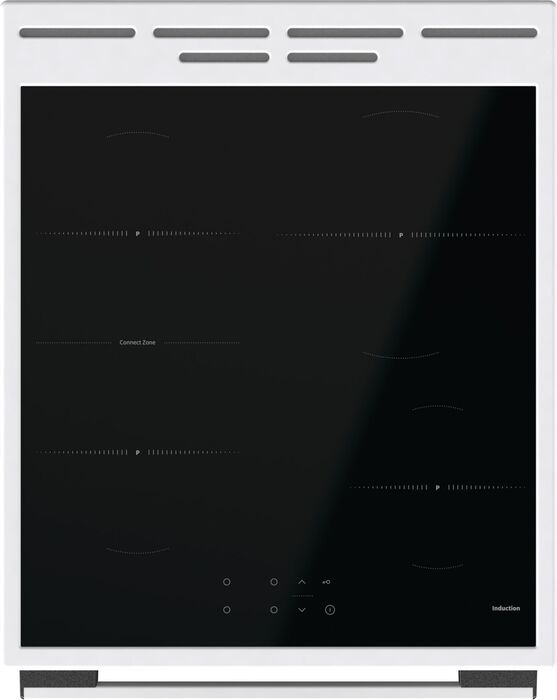 Hisense eldavél HCI8547WG - Hvít