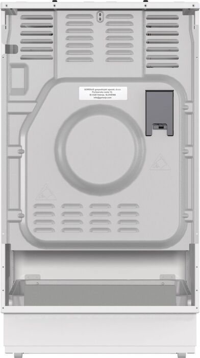 Hisense eldavél HCI8547WG - Hvít