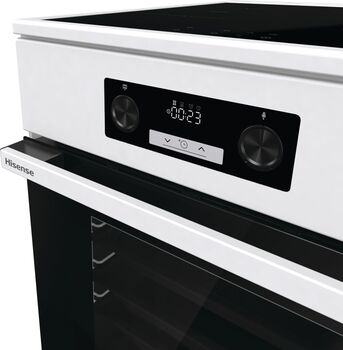 Hisense eldavél HCI8547WG - Hvít