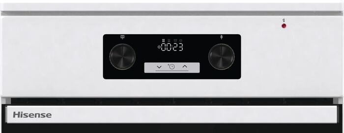 Hisense eldavél HCI8547WG - Hvít