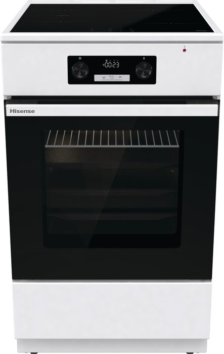 Hisense eldavél HCI8547WG - Hvít