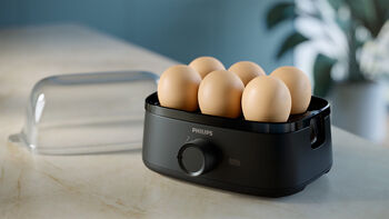 Philips 3000 Series eggjasuðu tæki fyrir 6 egg HD9137/90 - Svart