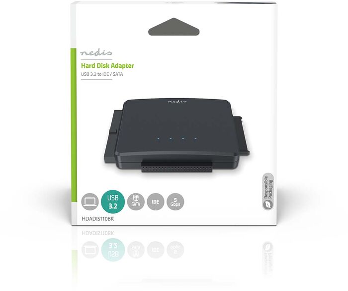 Nedis USB millistykki fyrir harða diska