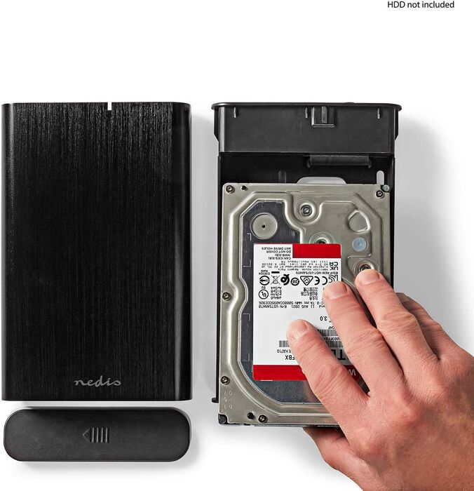 Nedis hýsing fyrir 3,5" geymsludrif