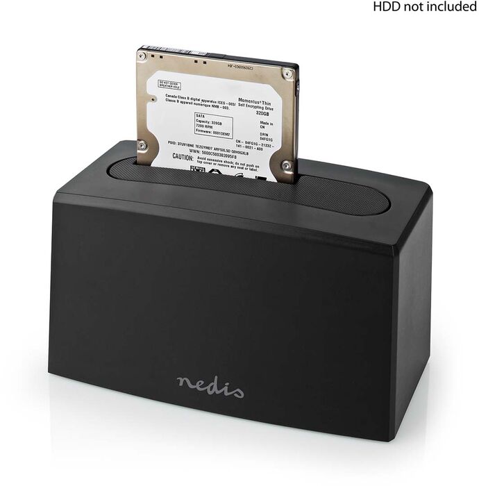 Nedis hýsing fyrir 2,5" og 3,5" HDD/SSD